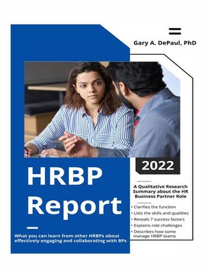 cover image of The 2022 HRBP Report